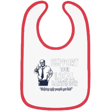Discover Support Your Local Bartender Bibs