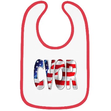 Discover Nurses USA Flag Stars Stripes CVOR Bibs