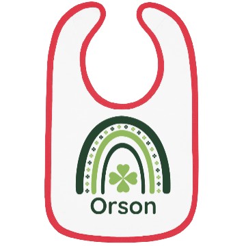 Discover Orson Clover Boho Rainbow Bibs