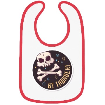 Discover By thunder Skull Bibs