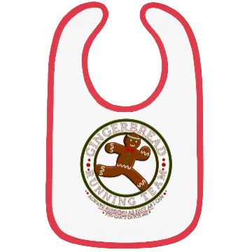 Discover Christmas Gingerbread Running Team Bibs