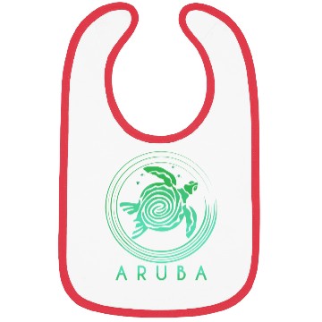 Discover Aruba Tribal Turtle Bibs
