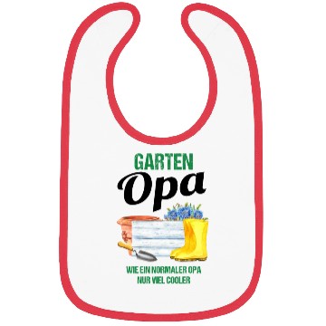 Discover Garden Grandpa Funny Quote Gift Men Bibs