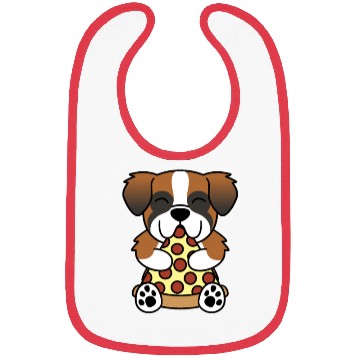Discover Saint Bernard Pizza Lover Bibs