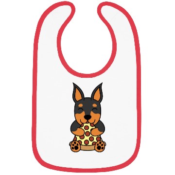 Discover Doberman Pizza Lover Bibs