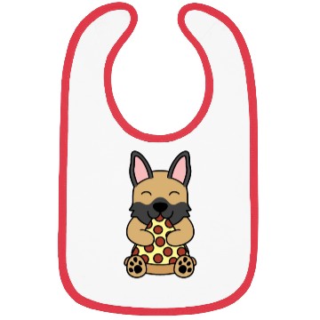 Discover German Shepherd Pizza Lover Bibs