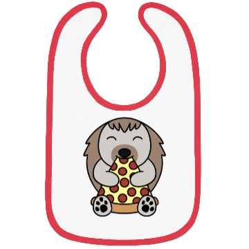 Discover Hedgehog Pizza Lover Bibs