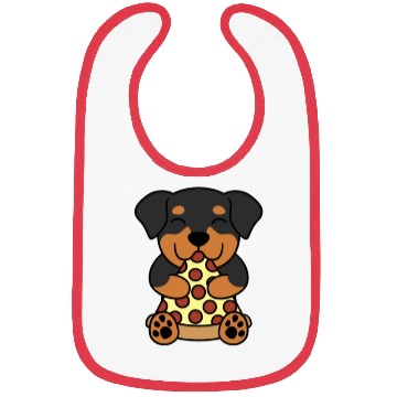 Discover Rottweiler Pizza Lover Bibs