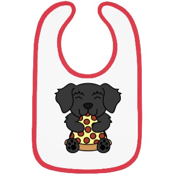 Discover Newfoundland Dog Pizza Lover Bibs