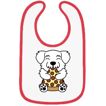 Discover Maltese Pizza Lover Bibs