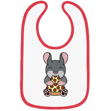 Discover Chinchilla Pizza Lover Bibs