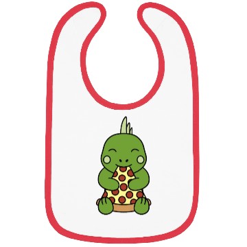 Discover Iguana Pizza Lover Bibs