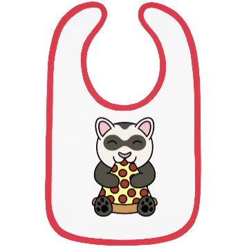 Discover Ferret Pizza Lover Bibs