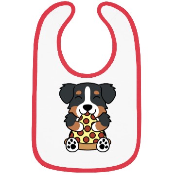 Discover Bernese Mountain Dog Pizza Lover Bibs