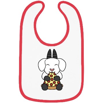 Discover Goat Pizza Lover Bibs