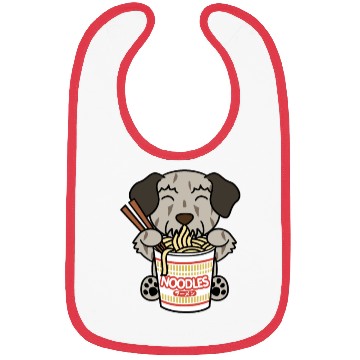 Discover Irish Wolfhound Instant Ramen Noodles Bibs