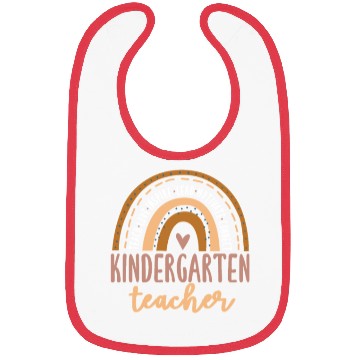 Discover Kindergarten Teacher Rainbow Bibs