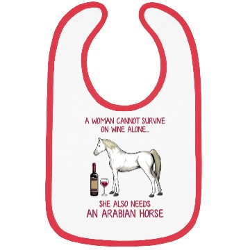 Discover Horse Lover Wine Lover Bibs