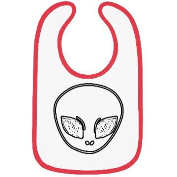 Discover Alien character face Bibs