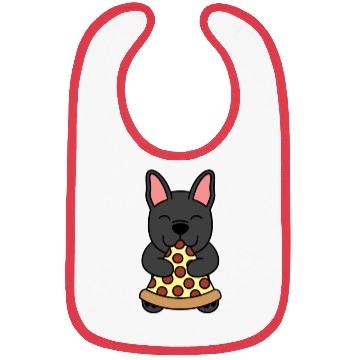 Discover French Bulldog Pizza Lover Bibs