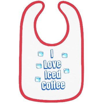 Discover I Love Iced Coffee Bibs