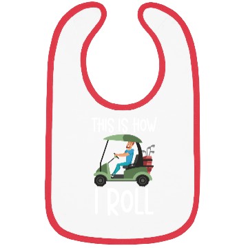 Discover This Is How I Roll Golf Player Golfing Golfer Bibs