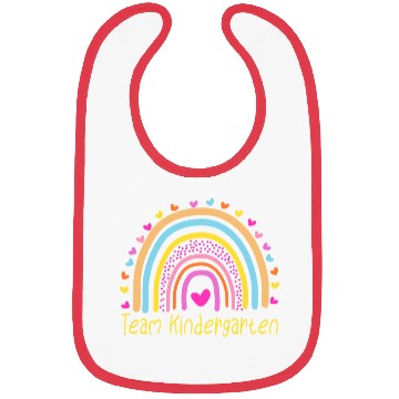 Discover Team Kindergarten Teacher Rainbow Bibs