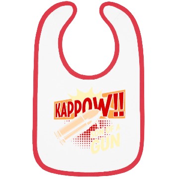 Discover Kappow Bullets Gun Explosion Big bang Aesthetic Bibs