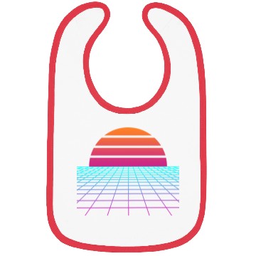 Discover Synthwave Sunset Painter Gift Bibs
