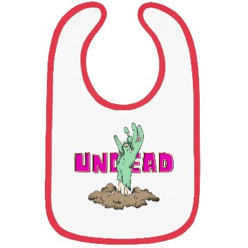 Discover undead zombie punk Goth Horror Bibs
