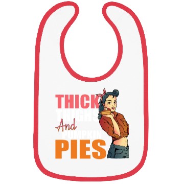 Discover Thick Thighs and Pumpkin Pies Funny Thanksgiving T Bibs