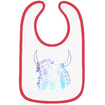 Discover Longhorn Flowers Western Girls Women Bibs