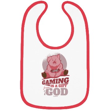 Discover Pig animal piglet farm funny gift Bibs