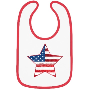 Discover US Flag Star Patriotic Bibs Stars Stripes