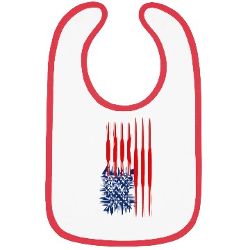 Discover US Flag Vertical Bibs American Stars Stripes