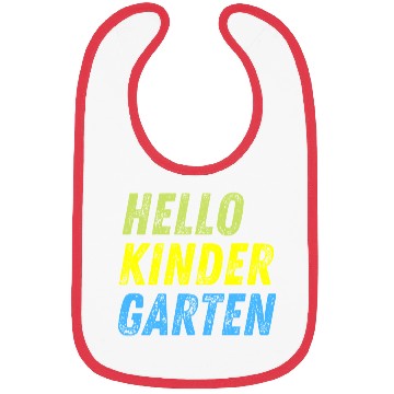 Discover Hello Kindergarten Teacher back to school Bibs