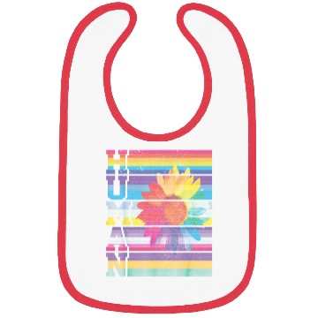 Discover Human and Sunflower Pride Bibs