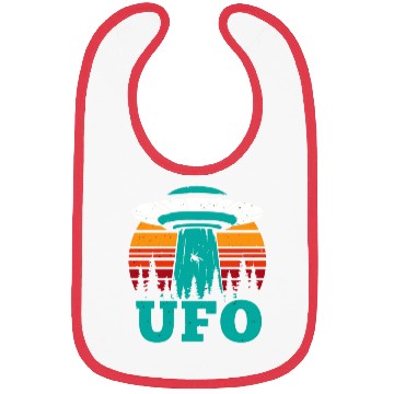 Discover Flying Object Plan UFO Funny Alien Bibs