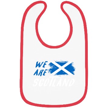 Discover We are Scotland flags design Bibs