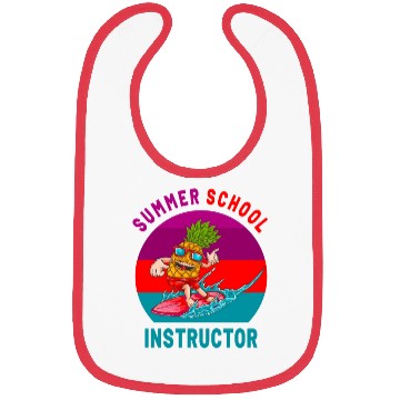 Discover Summer School Instructor The Surfing Pineapple Bibs
