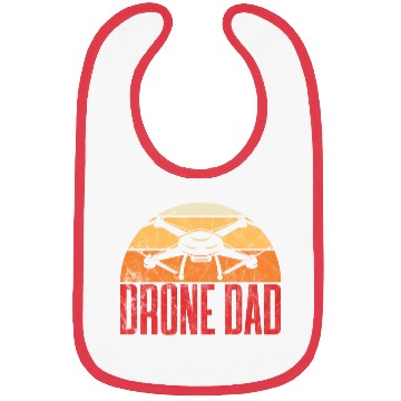 Discover Funny Drone Pilot Drone Dad Quadcopter Bibs