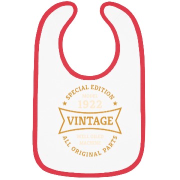 Discover Born 1922 Vintage 100 Year Old 100th Birthday Gift Bibs