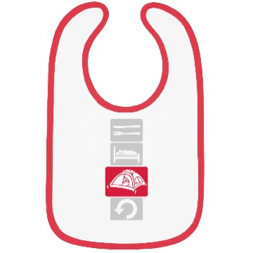 Discover nature camping daily repeat Bibs