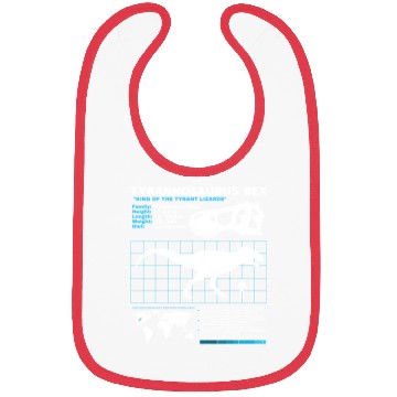 Discover Tyrannosaurus Rex fact sheet Bibs