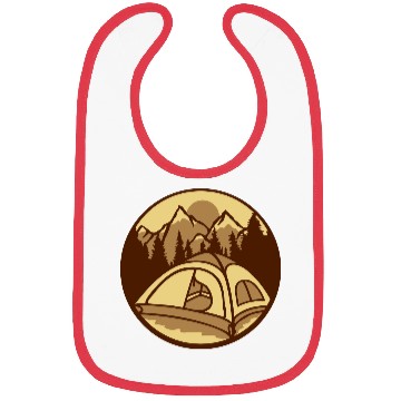 Discover mountains forest camper outdoors Bibs