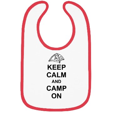 Discover Camping Tent Keep Calm Bibs