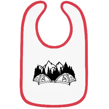 Discover Mountains camper outdoors live Bibs