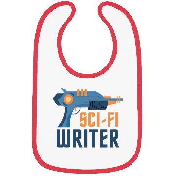 Discover Sci Fi Writer Laser Gun Science Fiction Author Bibs