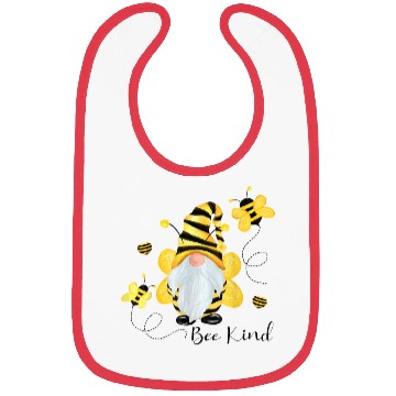 Discover Be Kind Gnome And Bee Hippy Gnome Lover Bibs
