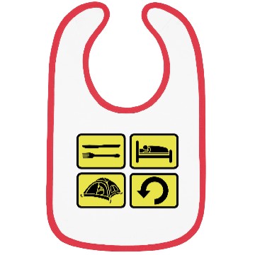 Discover wilderness camping daily repeat Bibs